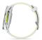 Смарт-годинник Garmin Forerunner 970 Whitestone Titanium with Whitestone/Translucent Amp Yellow Silicone with Silver Buckle (010-02969-61)