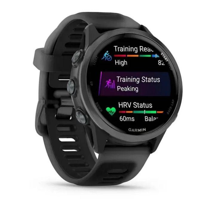 Смарт-годинник Garmin Forerunner 570 42mm Slate Gray with Black/Translucent Black Silicone with Slate Buckle (010-02970-40)
