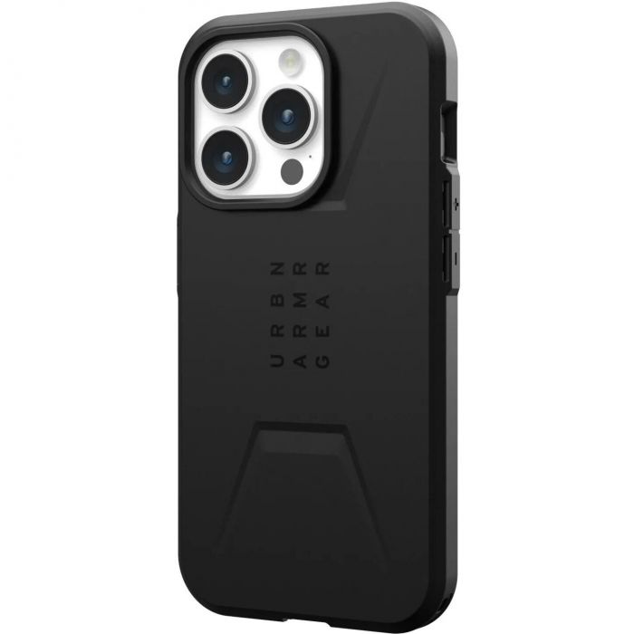 Чохол-накладка Urban Armor Gear Civilian Magsafe для Apple iPhone 15 Pro Black (114275114040)