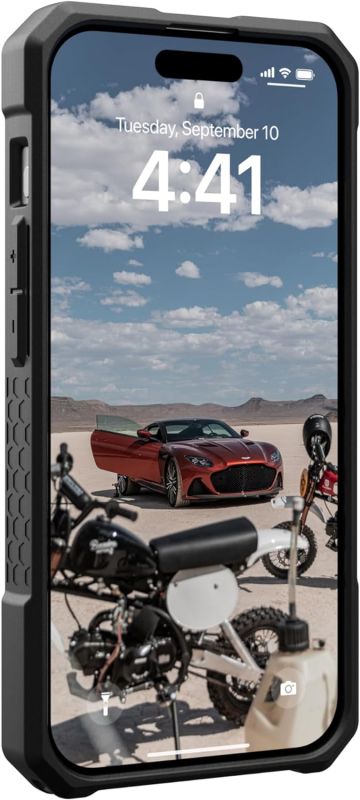 Чохол-накладка Urban Armor Gear Monarch Pro Magsafe для Apple iPhone 15 Pro Kevlar Elemental Green (11422111397B)