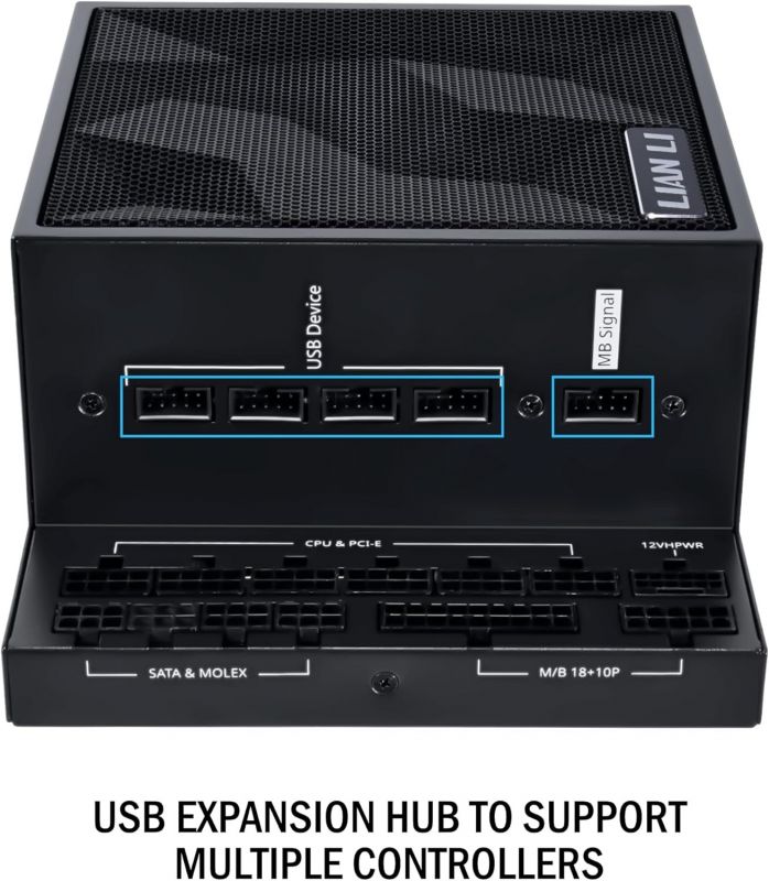 Блок живлення Lian Li EDGE1000, 80 Plus Platinum, Black, EU Cord (G9P.EG1000.BE00.EU)