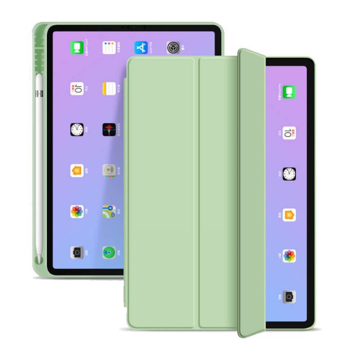 Чохол BeCover Tri Fold Soft TPU з кріпленням Apple Pencil для Apple iPad Air 11" M2 2024 Green (711402)