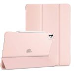 Чохол-книжка BeCover Tri Fold Hard для Apple iPad Pro 13" M4 2024 Pink (711732)
