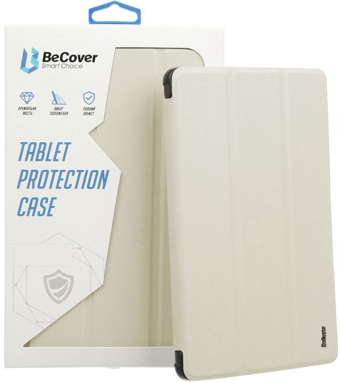 Чохол-книжка BeCover Tri Fold Soft TPU Silicone для Apple iPad Air (4/5) 2020/2022 10.9" Beige (711734)