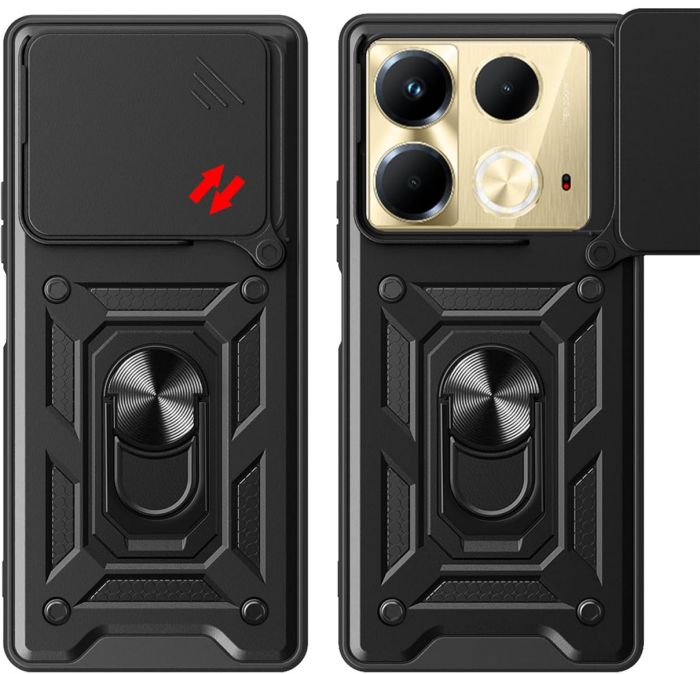 Чохол-накладка BeCover Military для Infinix Note 40 (X6853) Black (712159)