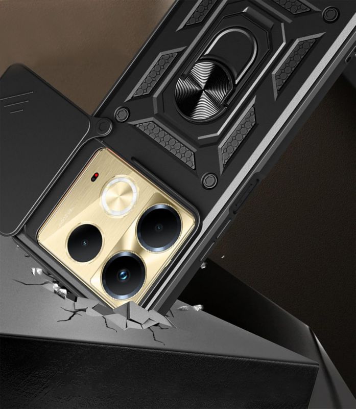 Чохол-накладка BeCover Military для Infinix Note 40 (X6853) Black (712159)