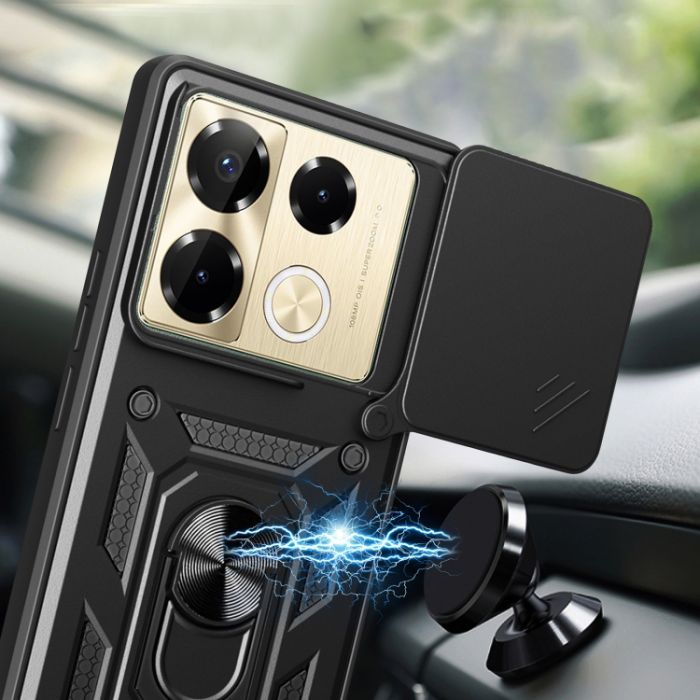 Чохол-накладка BeCover Military для Infinix Note 40 Pro (X6851) Black (712160)