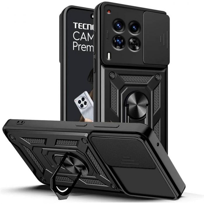 Чохол-накладка BeCover Military для Tecno Camon 30 (CL6) Black (712170)