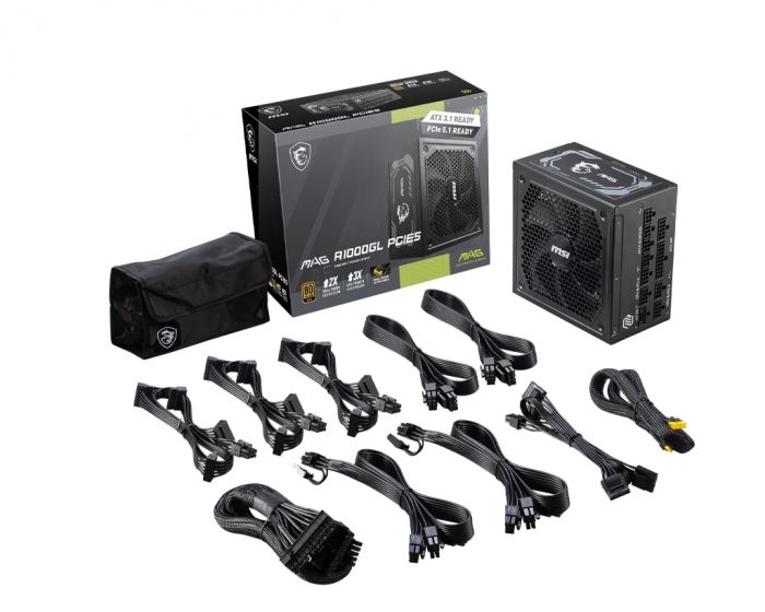 Блок живлення MSI MAG A1000GL PCIE5 1000W