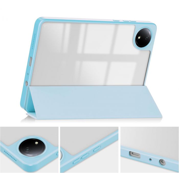 Чохол-книжка BeCover Soft Edge TPU для Xiaomi Redmi Pad SE 8.7 Light Blue (712569)