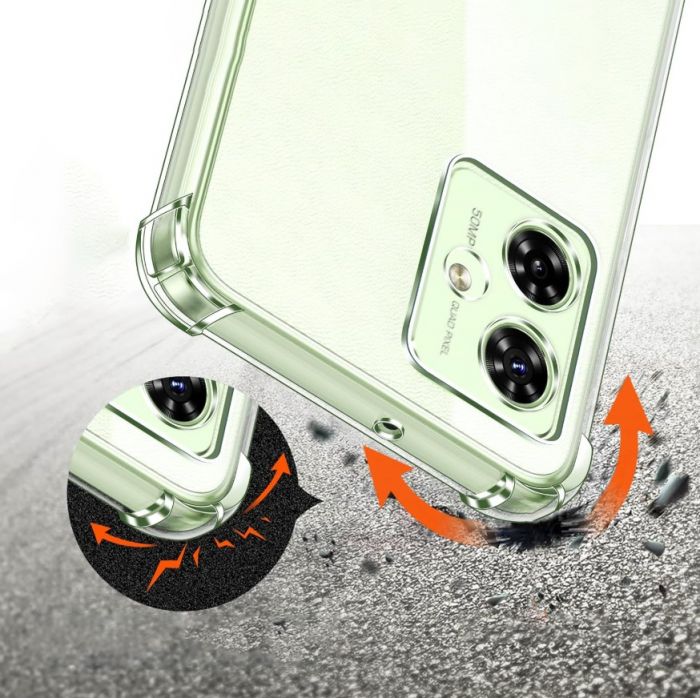 Чохол-накладка BeCover Anti-Shock для Motorola Moto G55 Clear (712780)