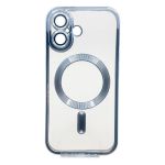 Чохол-накладка BeCover TPU Chrome Case MagSafe для Apple iPhone 16 Sierra Blue (712072)
