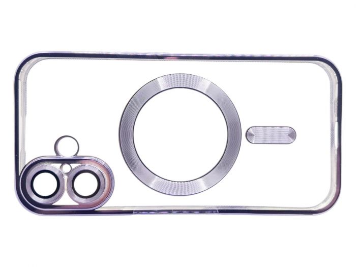 Чохол-накладка BeCover TPU Chrome Case MagSafe для Apple iPhone 16 Plus Purple (712079)