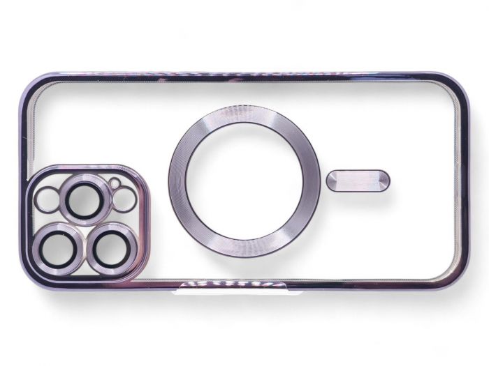 Чохол-накладка BeCover TPU Chrome Case MagSafe для Apple iPhone 16 Pro Max Purple (712089)