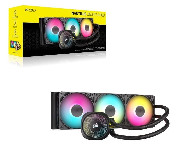 Система водяного охолодження Corsair Nautilus 360 RS ARGB (CW-9060093-WW)