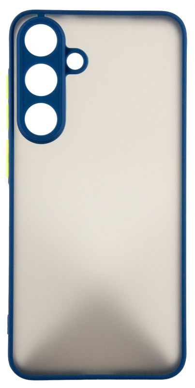 Чохол-накладка Dengos Matt для Samsung Galaxy S25 Plus SM-S936 Blue (DG-KM-143) + захисне скло