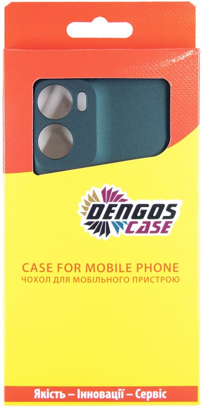 Чохол-накладка Dengos для Motorola G05 Green Full Glue (DG-KM-148) + захисне скло