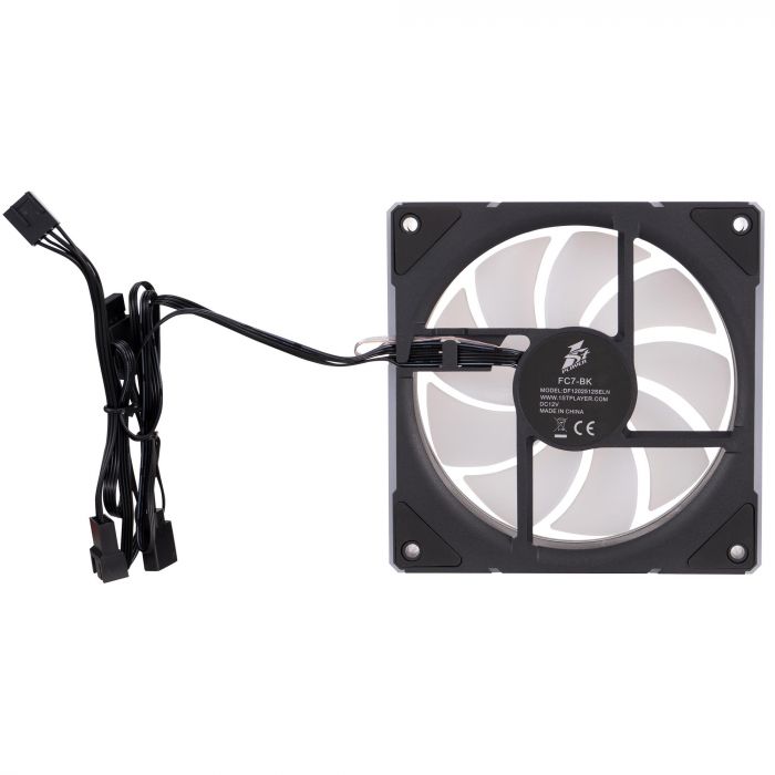 Вентилятор 1stPlayer FC7 Black (FC7-BK-1IN1)