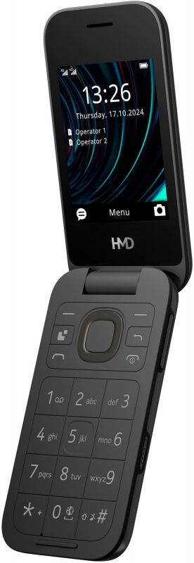 Мобільний телефон HMD 2660 Flip Black
