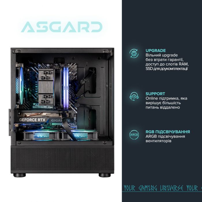 Персональний комп`ютер ASGARD Eir (I144F.32.S10.56.8.6001)
