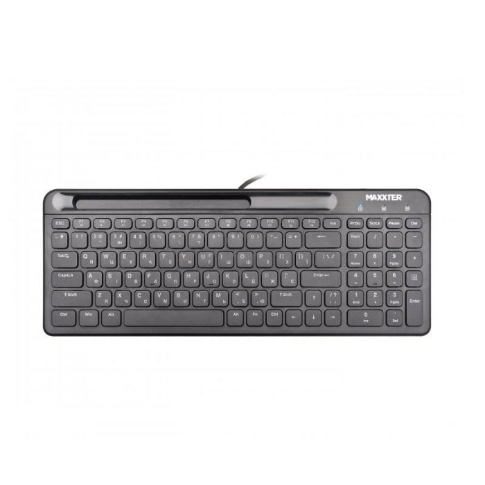 Клавiатура Maxxter KB-01B-UA Black