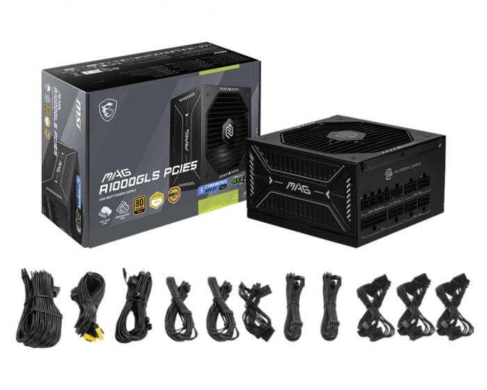 Блок живлення MSI MAG A1000GLS PCIE5 PCIE5 1000W