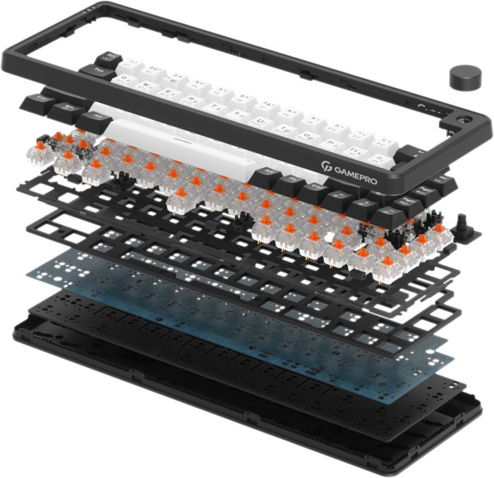 Клавіатура бездротова GamePro Asgard Valhalla MK210B Pro Black