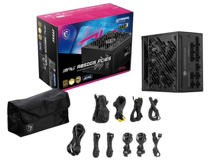 Блок живлення MSI MPG A850GS PCIE5 850W