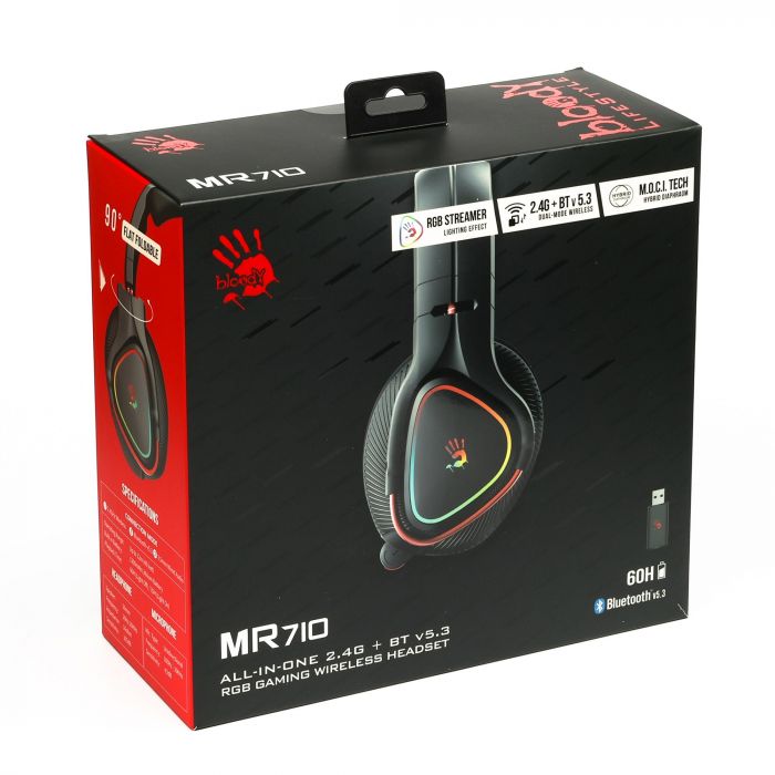 Bluetooth-гарнітура Bloody MR710 Black