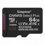 Карта пам`яті MicroSDXC 64GB UHS-I Class 10 Kingston Canvas Select Plus R150MB/s (SDCS3/64GBSP)