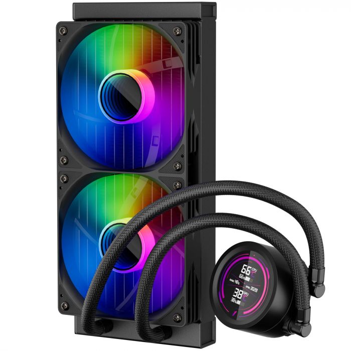 Система водяного охолодження 1stPlayer TS4-240 Black