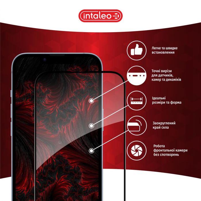 Захисне скло Intaleo Full Glue для Infinix Hot 50 Pro Black (1283126598692)