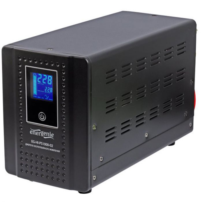 Джерело безперебійного живлення EnerGenie тривалої дії (інвертор), 1000VA (EG-HI-PS1000-02) Schuko