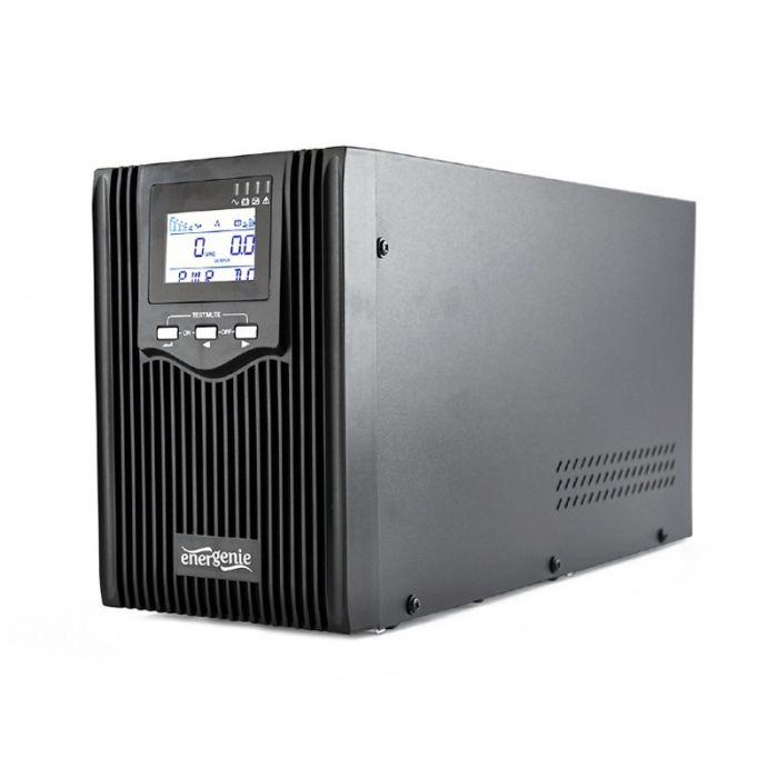 Джерело безперебійного живлення EnerGenie EG-UPS-PS2000-01 2000VA, Line Int., AVR, 3xIEC, метал