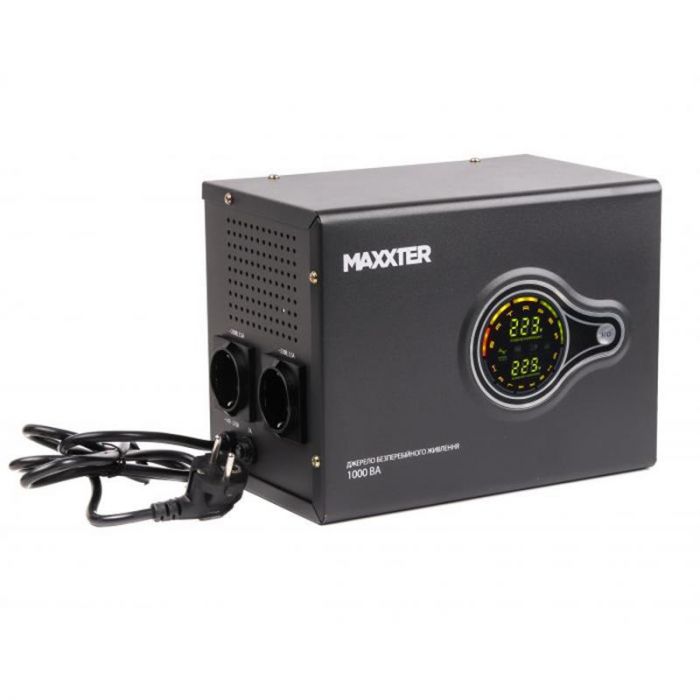 Джерело безребійного живлення Maxxter MX-HI-PSW500-01 500VA