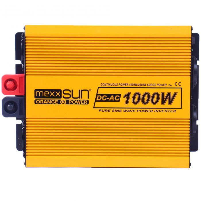 Інвертор напруги Mexxsun YX-1000W-S, 12V/220V, 1000W (29176)