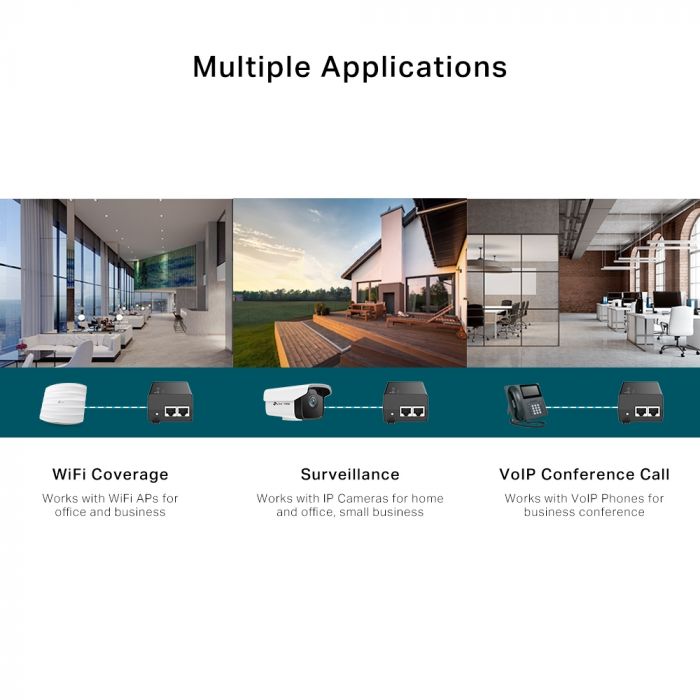 Інжектор PoE+ TP-Link POE160S
