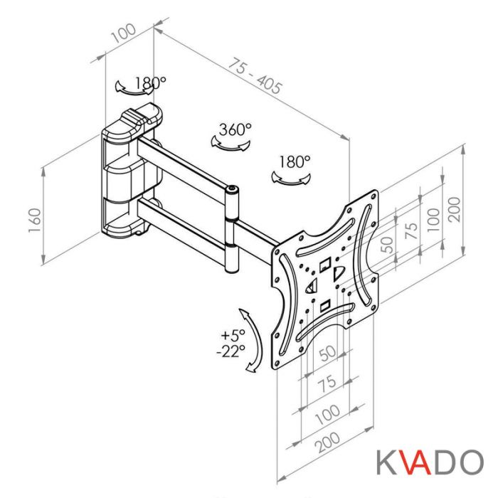 Кронштейн КВАДО К-42