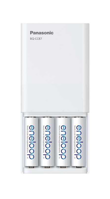 Зарядний пристрій Panasonic Eneloop ready USB in/out з функцією Power Bank + AA 2000 mAh