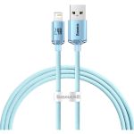 Кабель Baseus Crystal Shine USB - Lightning (M/M), 2.4A, 2 м Sky Blue (CAJY001203)
