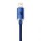 Кабель Baseus Crystal Shine USB - Lightning, 2.4A, 2м Blue (CAJY000103)