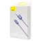 Кабель Baseus Crystal Shine USB - Lightning, 2.4A, 2м Purple (CAJY000105)