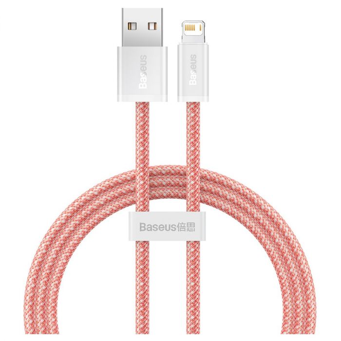 Кабель Baseus Dynamic USB - Lightning (M/M), 2.4A, 1 м Orange (CALD000407)