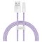Кабель Baseus Dynamic USB - Lightning, 2.4A, 1м Purple (CALD000405)