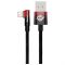 Кабель Baseus MVP 2 USB - Lightning (M/M), 2.4A, 1 м Black/Red (CAVP000020)