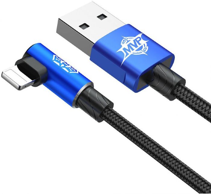 Кабель Baseus MVP USB - Lightning, 1.5A, 2м Blue (CALMVP-A03)