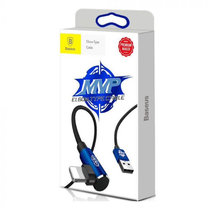 Кабель Baseus MVP USB - Lightning, 2.0A, 1м Blue (CALMVP-03)