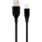 Кабель Cablexpert USB - Lightning (M/M), 2.1 A, 1.5 м, Black (CC-USB2S-AM8PM-1.5M-BK)