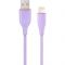 Кабель Cablexpert USB - Lightning (M/M), 2.1 A, 1.5 м, Purple (CC-USB2S-AM8PM-1.5M-P)