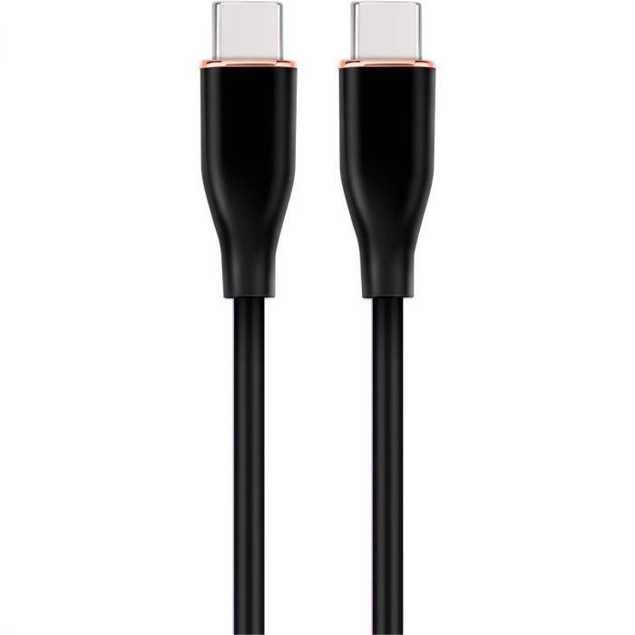 Кабель Cablexpert USB Type-C - USB Type-C (M/M), 3 A, 60 W, 1.5 м, Black (CC-USB2S-CMCM-1.5M-BK)